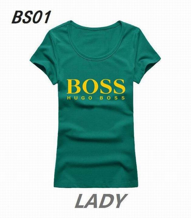 BOSS short round collar T woman S-XL-096